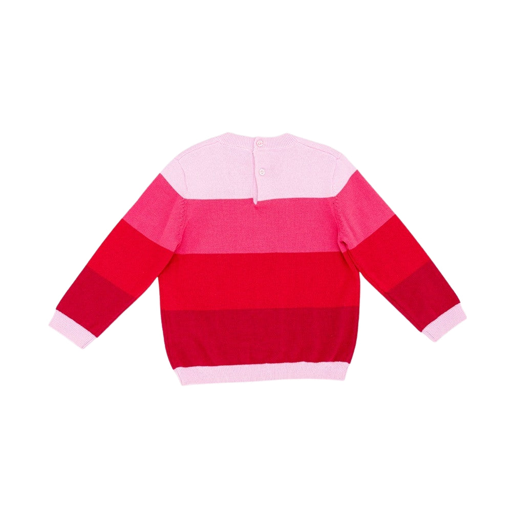 Sweater Rosado A Rayas