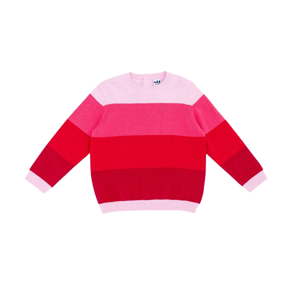 Sweater Rosado A Rayas
