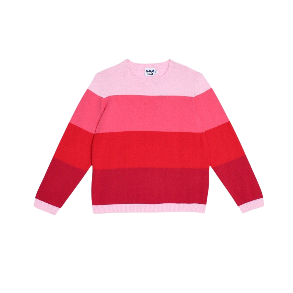 Sweater Rosado A Rayas