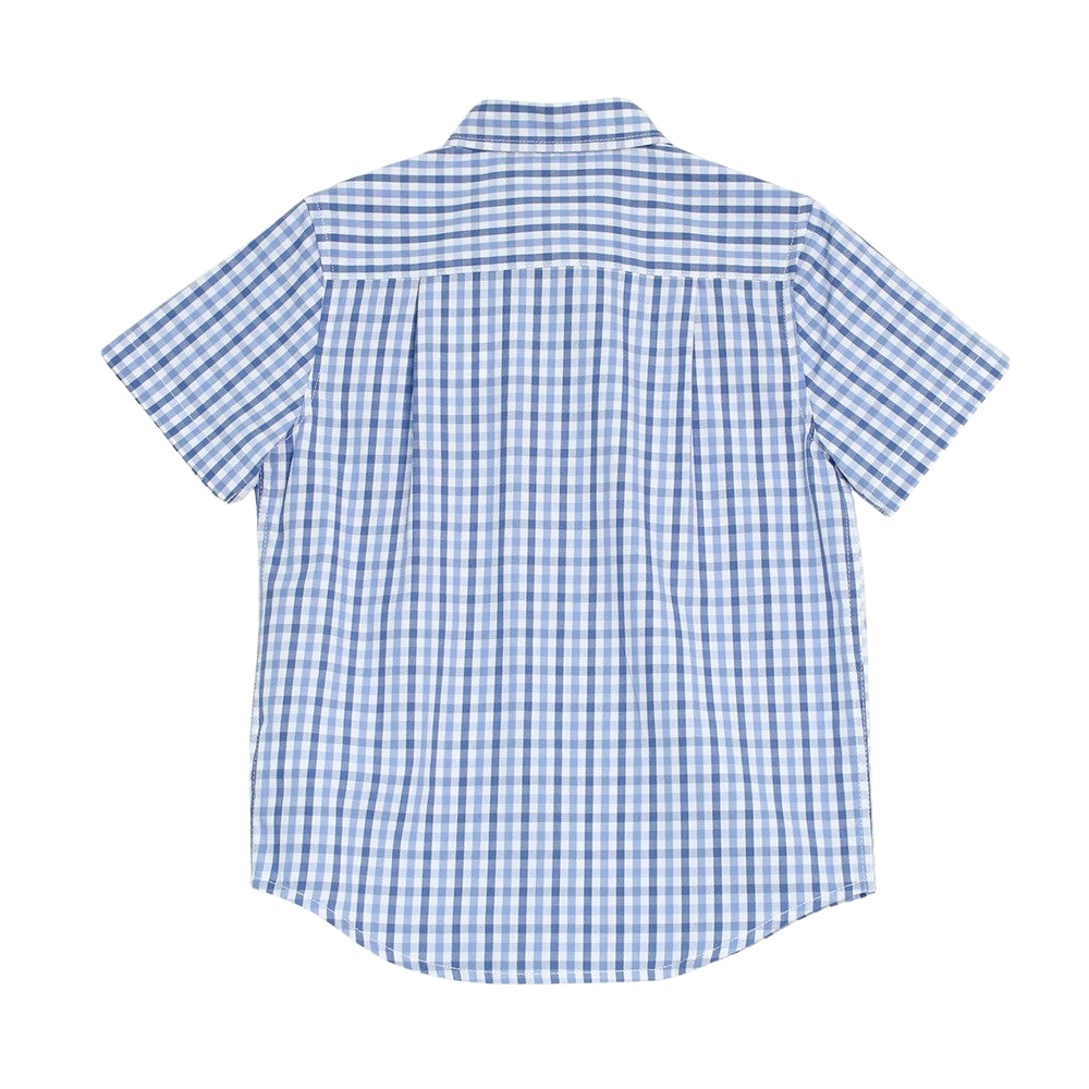 Camisa Azul Clara A Cuadros