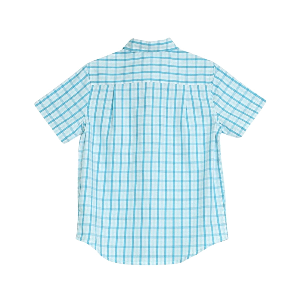 Camisa Turquesa A Cuadros