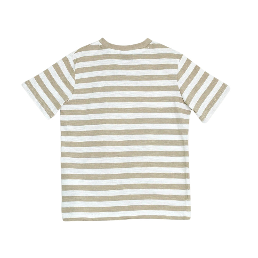 T-Shirt Beige A Rayas