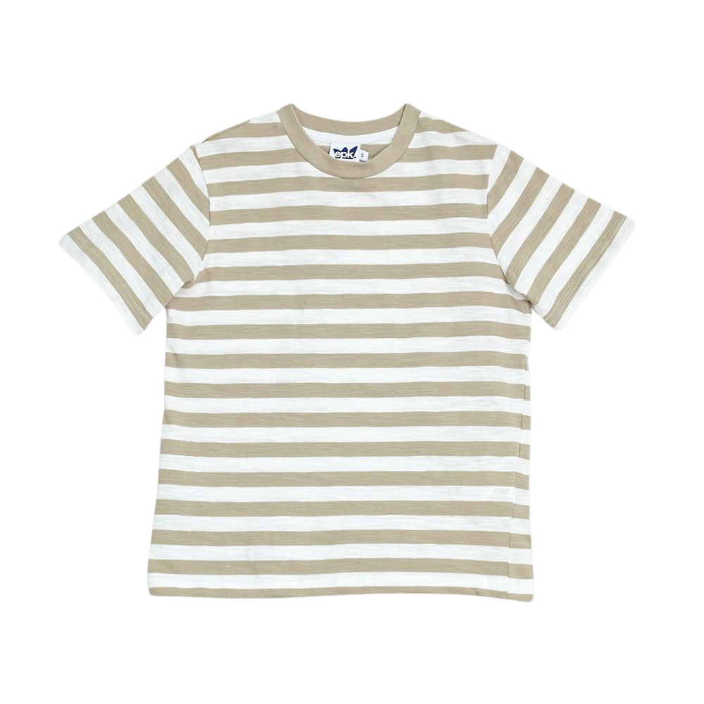T-Shirt Beige A Rayas