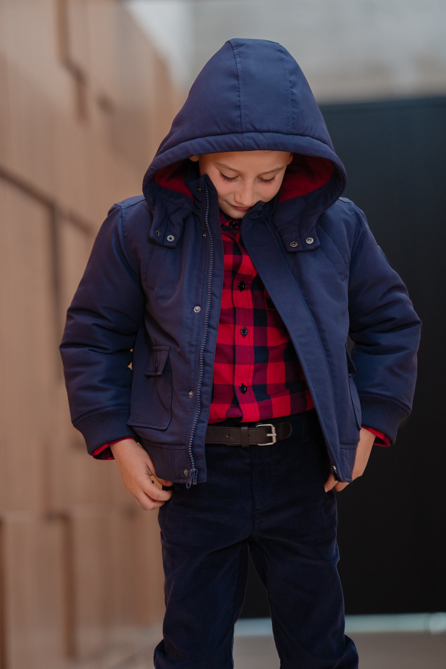 Chaqueta Azul Oscuro