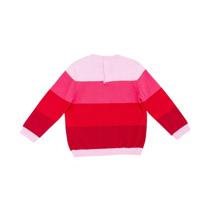 Sweater Rosado A Rayas