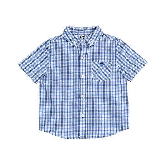 Camisa Azul Clara A Cuadros