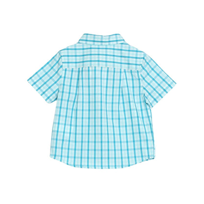 Camisa Turquesa A Cuadros