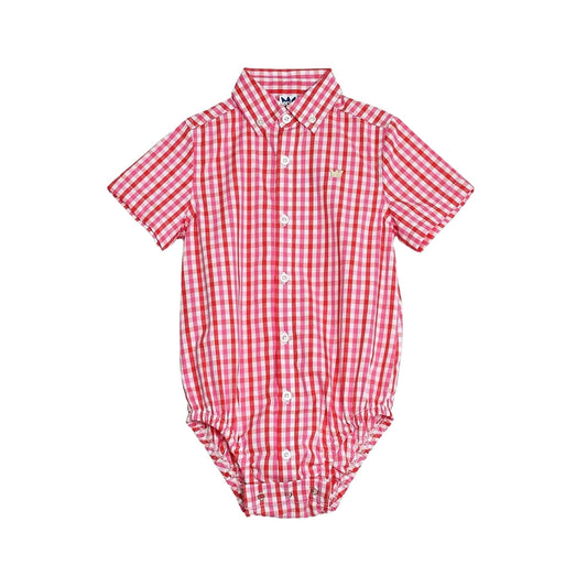 Body Rojo A Cuadros