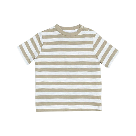 T-Shirt Beige A Rayas