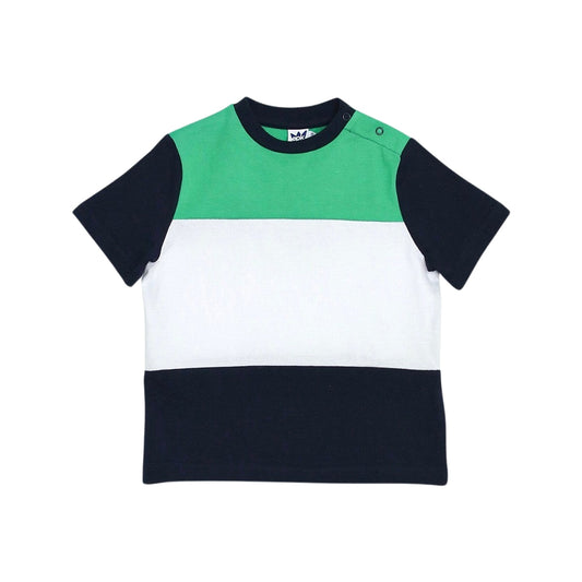 T-Shirt Verde Oscuro Y Azul