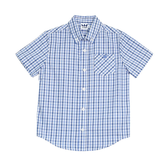 Camisa Azul Clara A Cuadros