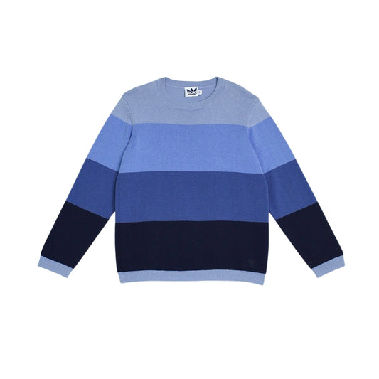 Sweater Azul Oscuro A Rayas