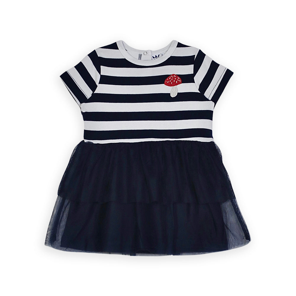 Vestido Azul A Rayas