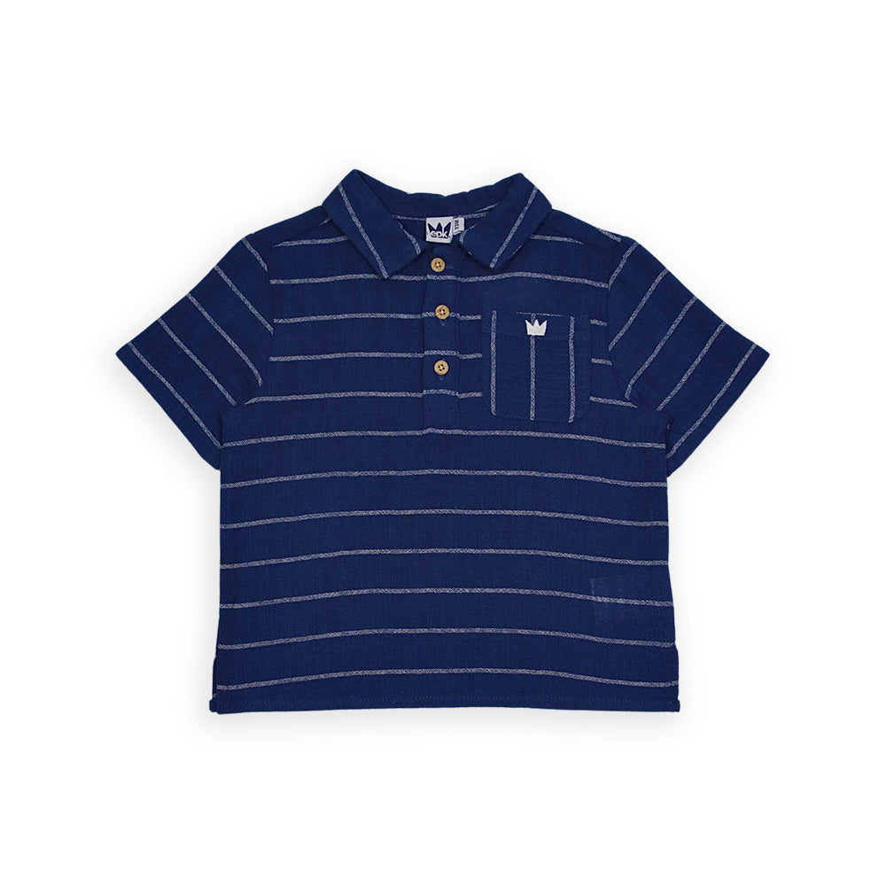 Polo Azul Oscuro