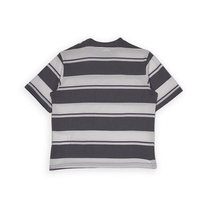T-Shirt Gris A Rayas