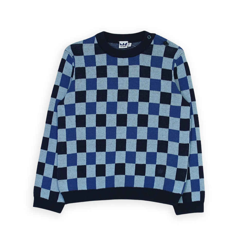 Sweater Azul A Cuadros