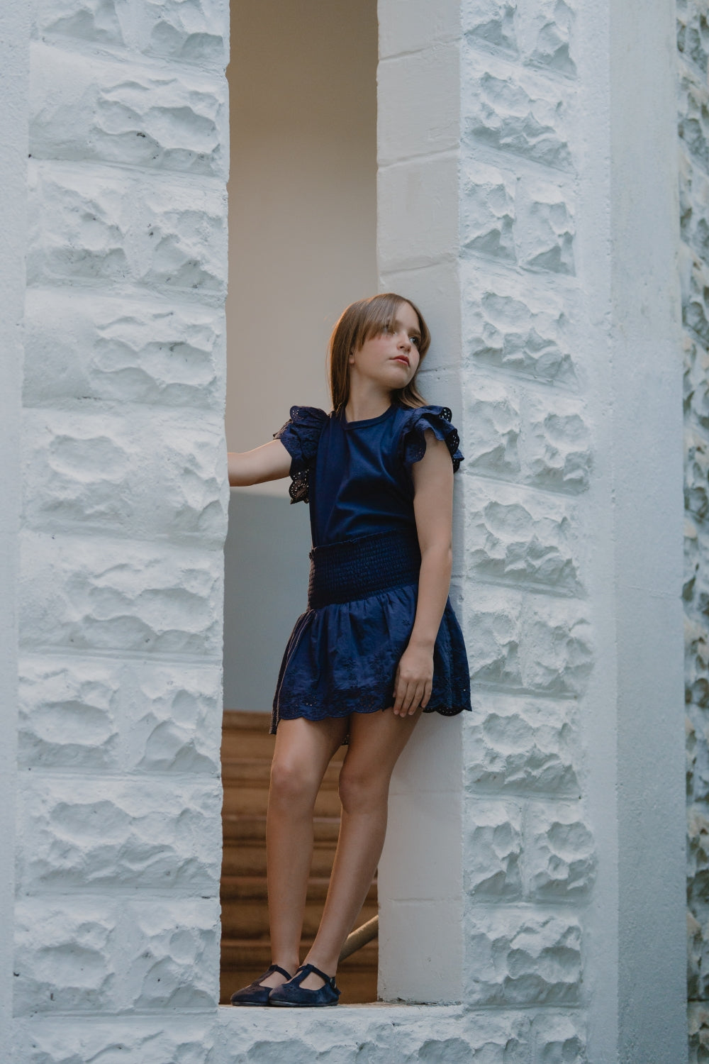Falda Azul Oscuro