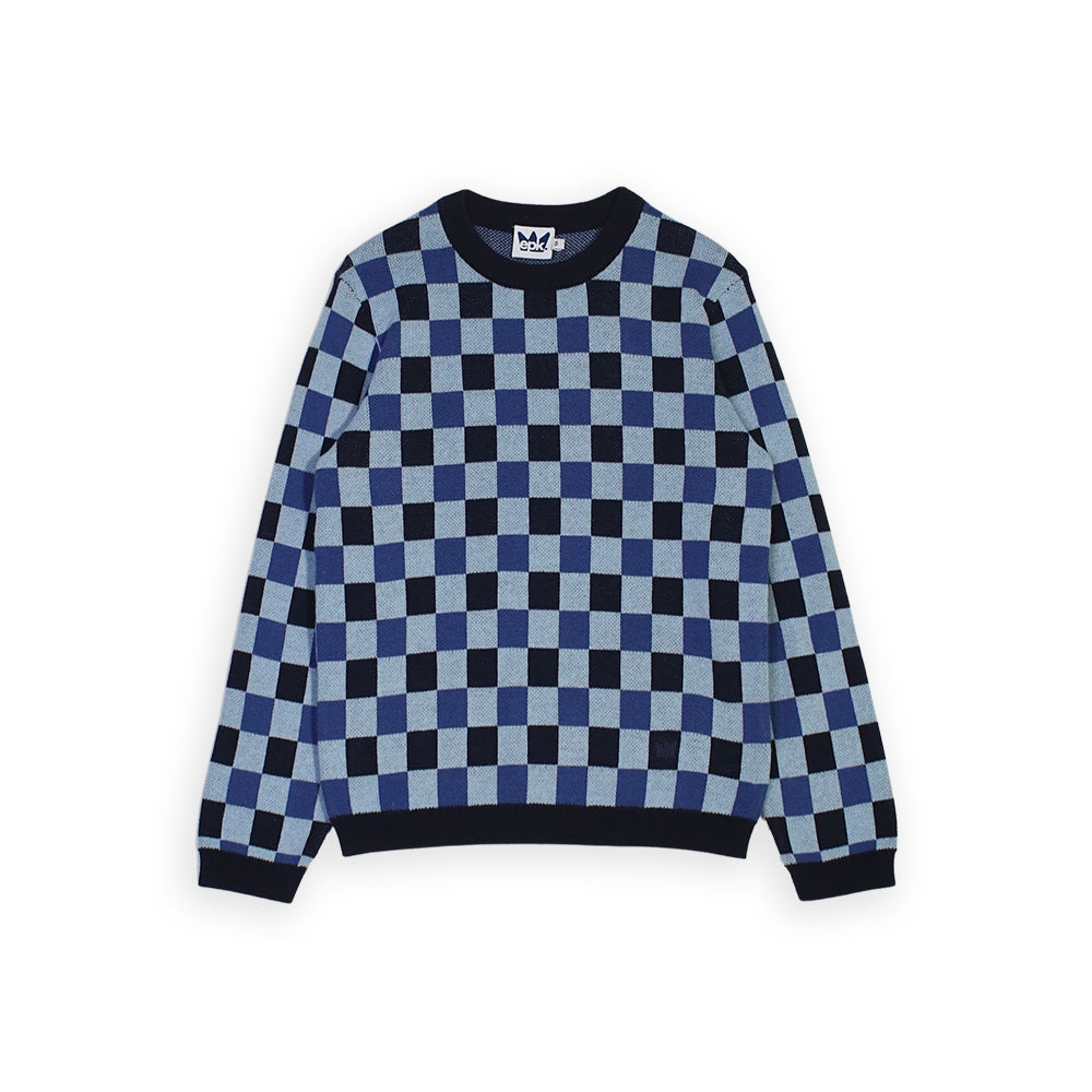 Sweater Azul A Cuadros