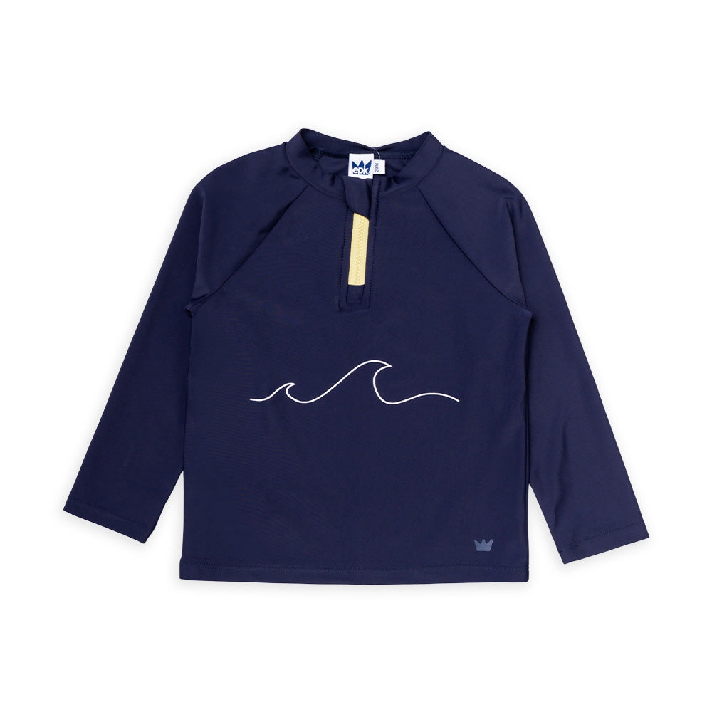 Camisa De Agua Azul Oscuro