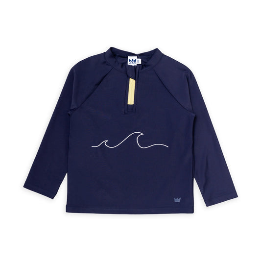 Camisa De Agua Azul Oscuro