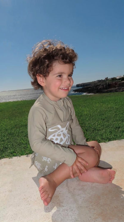 Camisa De Agua Verde Militar